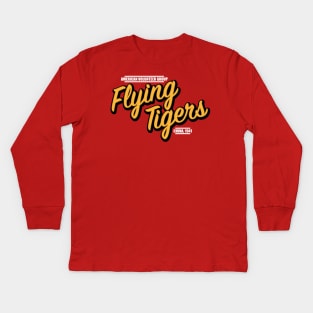 WW2 Flying Tigers Kids Long Sleeve T-Shirt